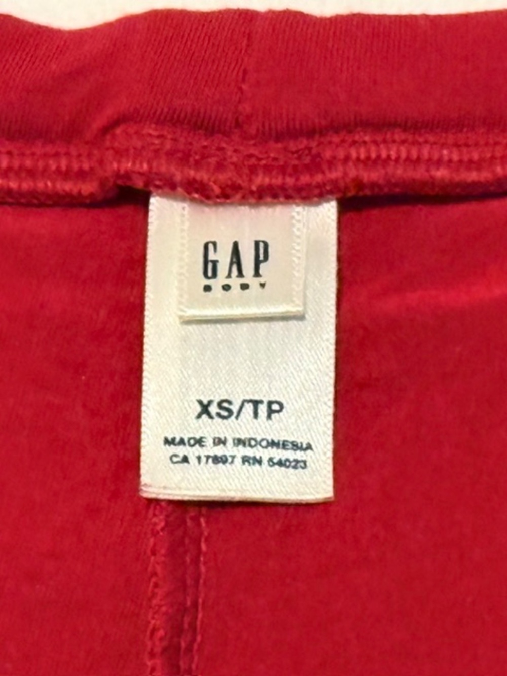 Gap Body Modal Ruby Red Long Sleeve Tee and Boyshorts Size XS - Picture 10 of 12